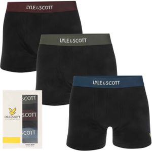 Lyle And Scott - Devon - Boxershorts - Zwart - 3 Pack