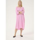 CULTURE - Jurk - Rosa - 3/4 Lengte - Losse Pasvorm - Katoen