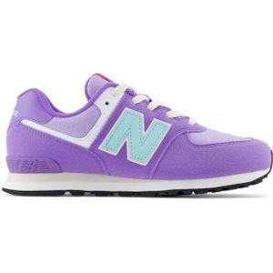 Girl's New Balance Juniors 574 Trainers in Violet