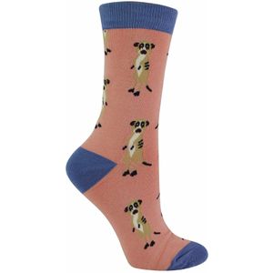 1 Verpakking Dames Novelty Dierenpatroon Bamboosokken