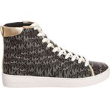 Michael Kors - Dames Sneakers - Bruin - Katoen - Ronde Neus Vetersluiting