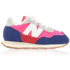 Meisjes New Balance 237 Bungee Lace Trainers in Blauw