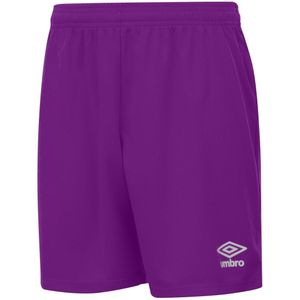 Umbro - Club II - Korte Broeken - Paars - 100% Polyester, Elastische Taille met Binnenkoord
