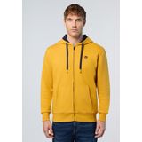 North Sails - Hoodie - Geel - Katoen - Ritssluiting - Verstelbare Capuchon