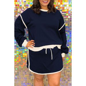 Sweatshirt en Rok Set Trim