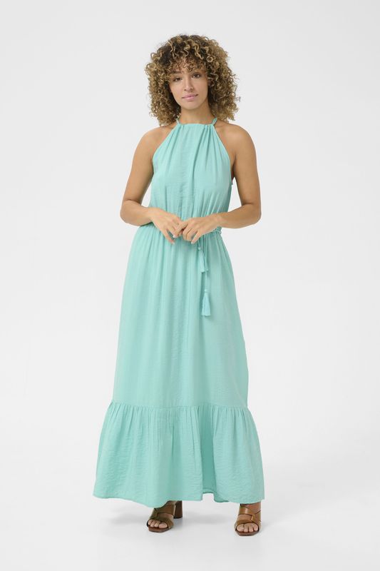 Jurk A-shape turquoise