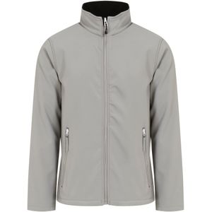Regatta Heren Ascender Effen Dubbellaags Soft Shell Jas (Mineraalgrijs/zwart)