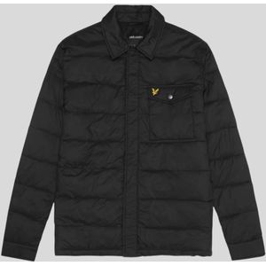 Lyle & Scott gewatteerde kraagjas - Jet Black