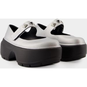 Stomp Mary Jane ballerina's - Crocs - Synthetisch - Zilver