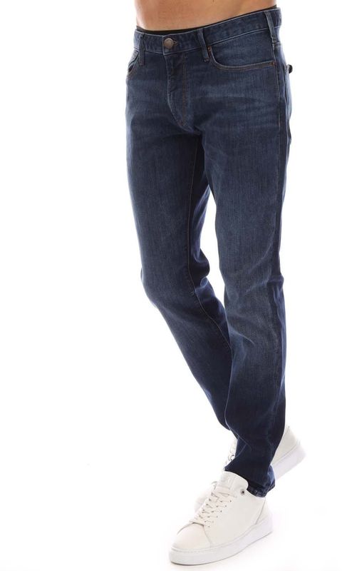 Emporio Armani, Heren, Jeans, Blauw, Maat: W32
