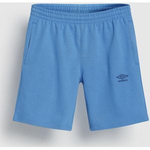 Umbro Heren Fleece Logo Casual Shorts (Azuurblauw)