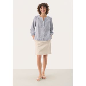 Overhemd met lang mouwen Regular fit Oceana Stripe blue white