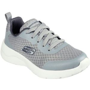 Skechers Dynamight 2 Lace Up Athletic Mesh Trainers voor jongens in Charcoal