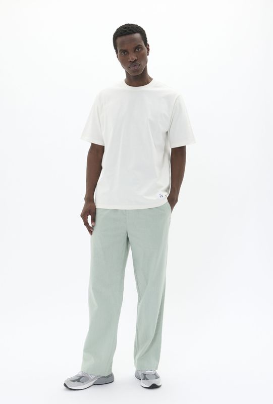Matinique - Barton - Broek - Pastelgroen - Linnen - Regular Fit