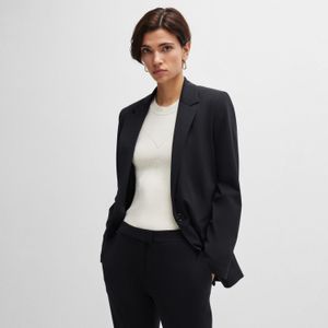 Damesjas Boss Jupa Relaxed-Fit in Zwart