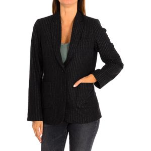 Slim-fit blazer met lange mouwen 9326 vrouw