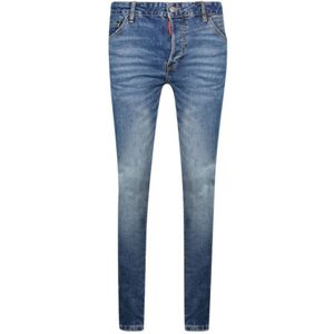 Dsquared2 Heren Blauw Katoenen Jeans & Pant - Maat 36/32
