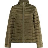 Mymo Licht gewatteerd jack Dames militaire olijf