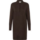 Jurk - KAlizza Loose Fit - Bruin - Gebreide Jurk - Knie-lengte