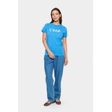 SAINT TROPEZ - KortneaSZ - T-shirt - Blauw/Wit