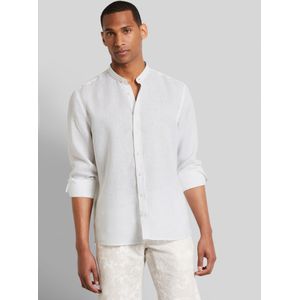 Bugatti Herren Casual overhemd met opstaande kraag