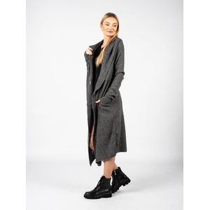 La Haine Inside Us Cardigan Unisex Vrouw Grijs