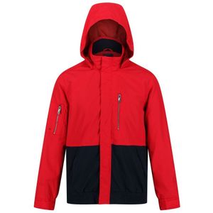 Regatta Heren Feelding Colour Block Waterdichte Bomber Jas (Echt Rood/Zwaar) - Maat S