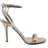 Valentino - Hoge Hak Sandalen - Goudkleurig - Leer