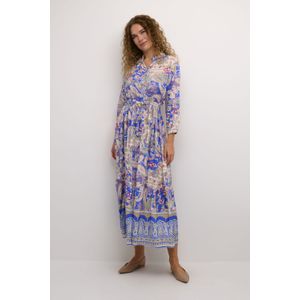 Jurk CRAlora A-shape blue white