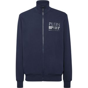 Plein Sport - Jogging Jacket Tiger - Donkerblauw - Fleece - Heren