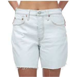 Levi's 501 Mid Thigh Shorts  - Blauw - Dames - Maat 30 (Taille)