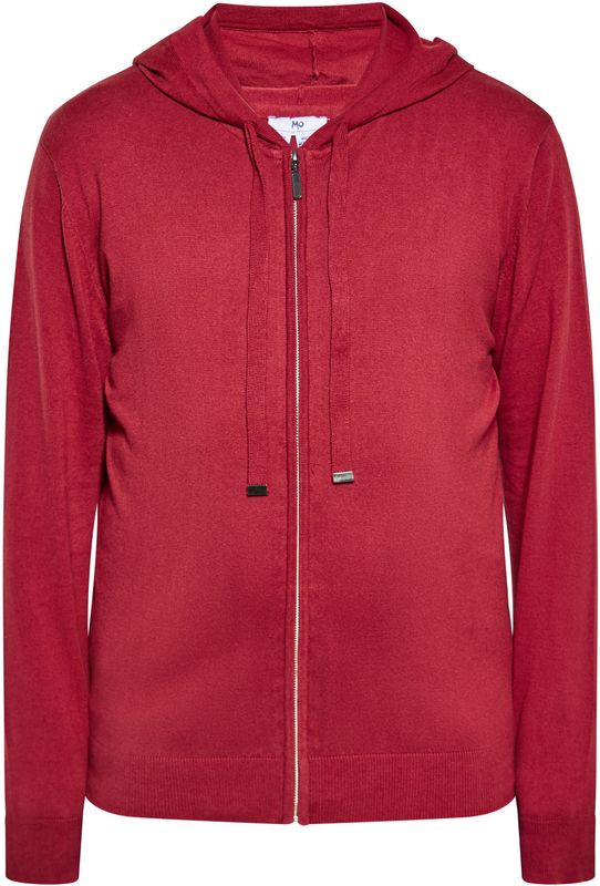 Mo - Jas met Capuchon - Wijnrood - Heren