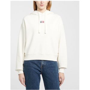 Women's Tommy Hilfiger Damen Pullover Hoodie In White - Maat M