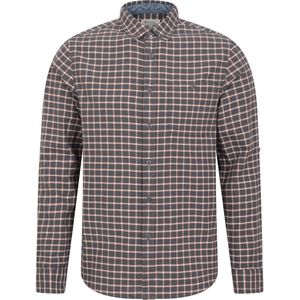 Mountain Warehouse Heren Geruit Biologisch Overhemd (Donkergrijs)