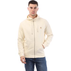 Heren Timberland Exeter River Hoodie met ritssluiting in Beige