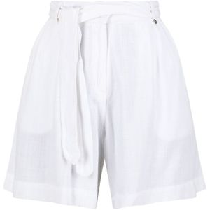 Regatta Dames/Dames Sabela Paper Bag Shorts (Wit)