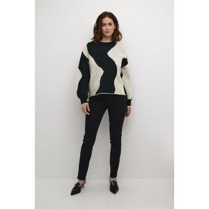 Pullover Regular fit black offwhite