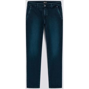 Donkerblauwe ALBERT S.CHINO 15MD-broek voor heren