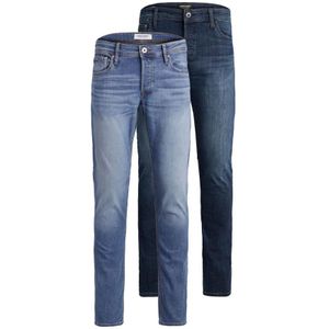 JACK & JONES Multipack-jeans Voor Heren, Glenn Original Low Rise & Slim Fit, 2-pack, 34W/32L - Maat 31/34