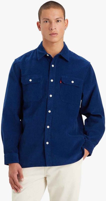 Levi's - Jackson Worker - Overshirt - Donkerblauw - Katoen