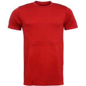 Puma - SF Ferrari EvoKnit - T-shirt - Rood - Polyester - Heren