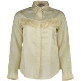 Gant Dames Beige Katoenen Overhemd