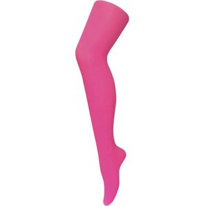 Dames 40 denier nieuwigheid kleurrijke neon panty's - Neon Roze