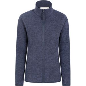 Mountain Warehouse Dames/Dames Snowdon II Melange Full Zip Fleecejack (Donkerblauw)