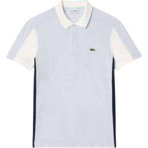Lacoste Heren Colour Block Regular Poloshirt (Lichtblauw)
