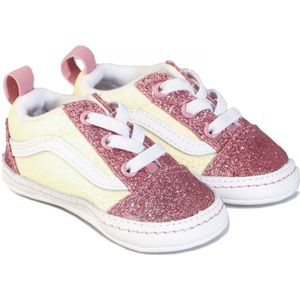 Girl's Vans Baby Old Skool Crib Trainers In Yellow - Maat 19.5