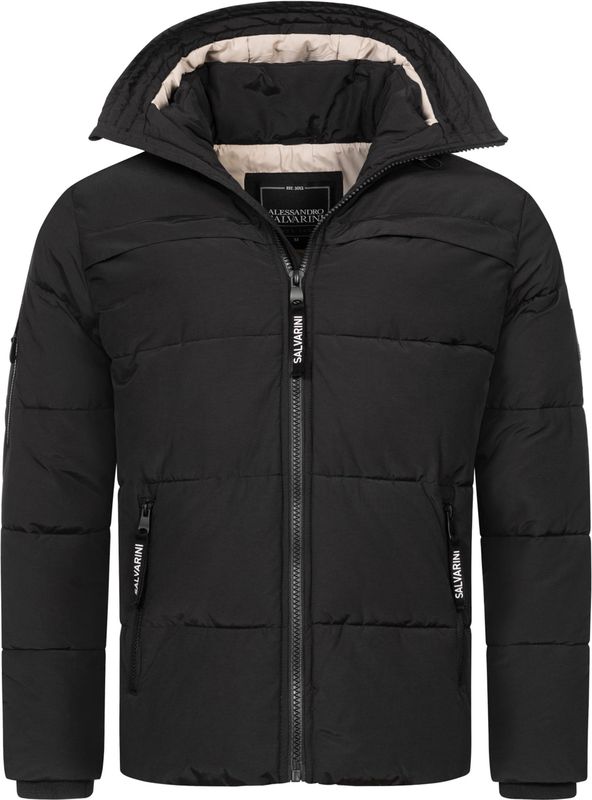 Alessandro Salvarini - AS-334 - Gewatteerde Winterjas - Gevoerde Capuchon