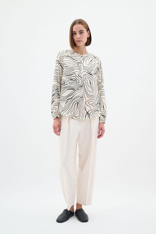 InWear - Blouse 'Jazzy' - Zwart - Blouseshirt