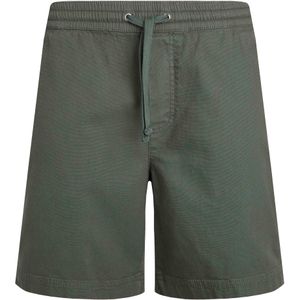 Weird Fish Heren Weston Canvas Shorts (Legergroen)
