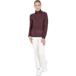 Crown Of Edinburgh Cashmere Dames Coltrui Coe 0019 Bordeaux - Maat XL